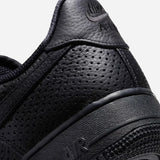 NIKE AIR FORCE 1 LOW PERFORATED LEATHER [MENS] [BLACK]