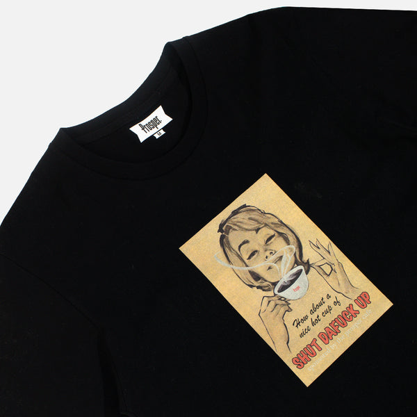 PROSPER CAFE S/S TEE (BLACK)