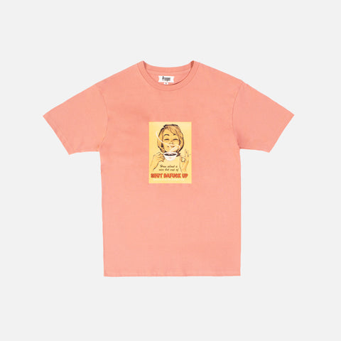 PROSPER CAFE S/S TEE (DUSTY ROSE)