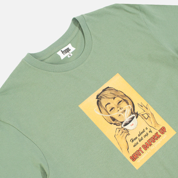 PROSPER CAFE S/S TEE (ARTICHOKE)