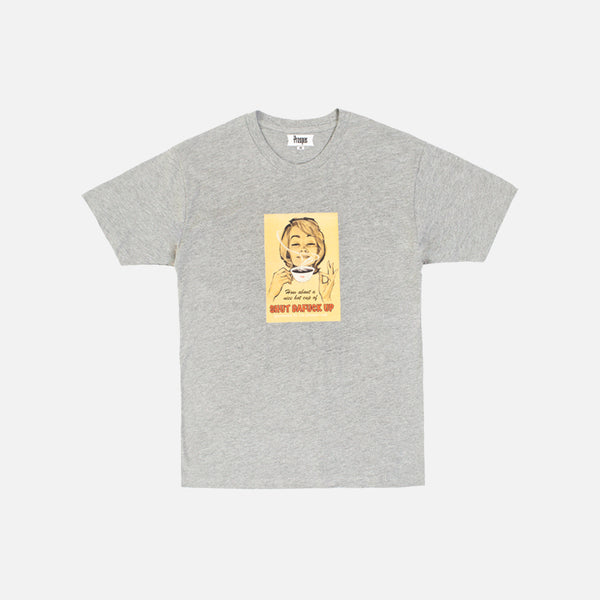 PROSPER CAFE S/S TEE (HEATHER GREY)