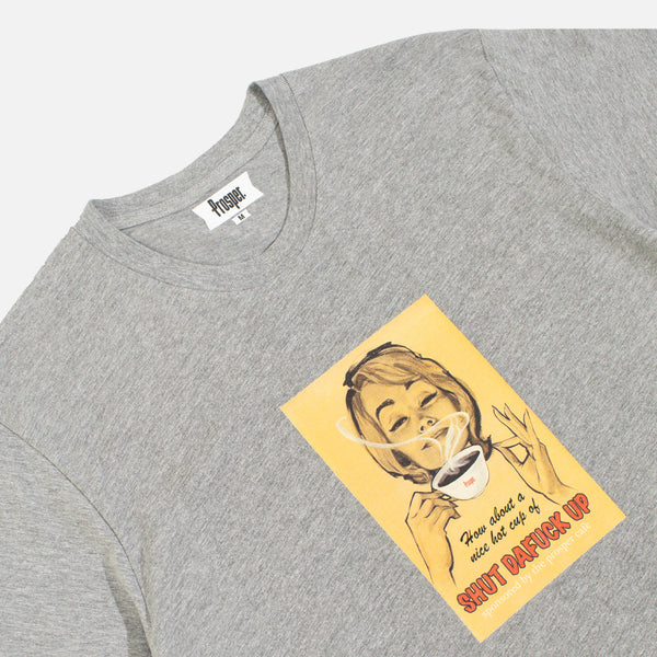 PROSPER CAFE S/S TEE (HEATHER GREY)