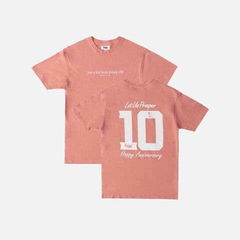 PROSPER 10 YEAR ANNIVERSARY S/S TEE [DUSTY ROSE]