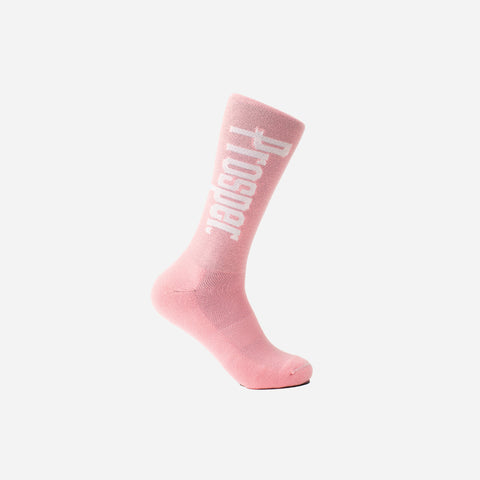 PROSPER 3 SOCKS (PINK/WHITE)