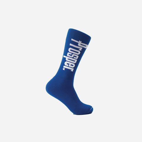 PROSPER 3 SOCKS (ROYAL/WHITE)