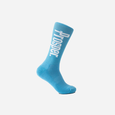 PROSPER 3 SOCKS (SKY BLUE/WHITE)