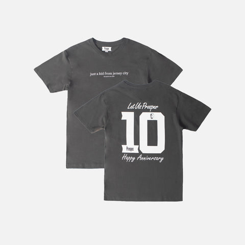 PROSPER 10 YEAR ANNIVERSARY S/S TEE [VINTAGE BLACK]