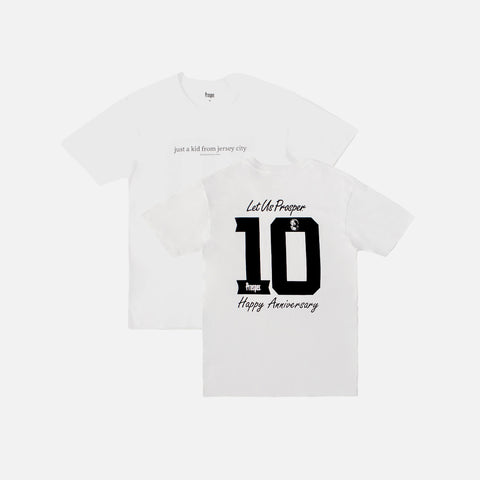 PROSPER 10 YEAR ANNIVERSARY S/S TEE [WHITE]