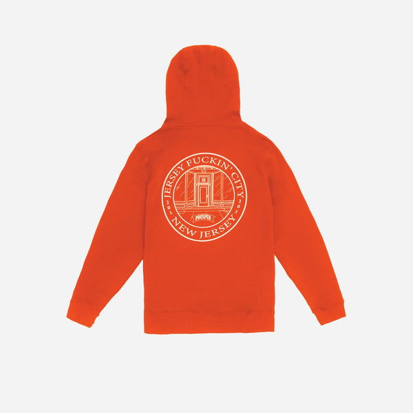 JFC SEAL HOODY (ORANGE/WHITE)