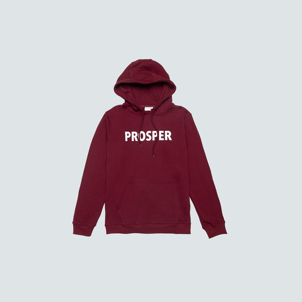 EVERY DAY HOODY (BURGUNDY/WHITE)